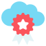Cloud Badge icon