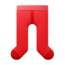 红色儿童裤袜 icon