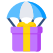 Parachute Gift Delivery icon