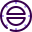 Ruler arc circle icon