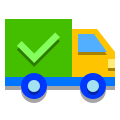 papercut style shipped icon