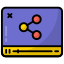 partage de vidéos icon