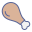 chicken leg icon