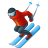 Skifahrer-Emoji icon