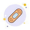 bubbles style 붕대 icon