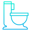 외부-화장실-청소-kiranshastry-그라디언트-kiranshastry icon