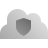 deco duotone style cloud firewall icon