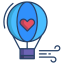 love balloon icon