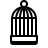 badges style cage of a bird icon