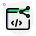 share programming code icon