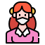 Girl in Mask icon