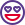 Pictorial representation of heart eyes smiling emoticon icon