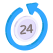 round the clock icon