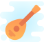 cute clipart style mandoline icon