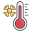 Winter temperature icon