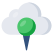Cloud Location icon