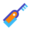 avantgarde style electric toothbrush icon