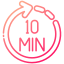 外部-10-Minutes-time-and-date-bearicons-gradient-bearicons icon