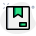 Archive box for storage of unused items icon