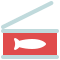 externe-thon-supermarché-plat-plat-poisson-juteux icon