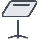 soporte para computadora portátil icon