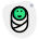외부-신생아-포장-천 아래-흰색-배경-다산-녹색-탈-리바이보에 고립 icon