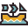 retro style historic ship icon