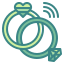 wedding rings icon