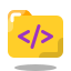 Папка с кодом icon