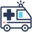 donate your blood ambulance icon