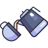 pouring latte art icon