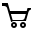 serif style 쇼핑 카트 icon