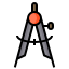 drawing compass icon