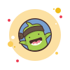 bubbles style 도장 icon