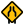 Road Narrows Sign icon
