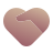 deco color style handshake heart icon