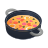 emoji-plat-de-nourriture peu profond icon