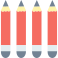 color pencils icon