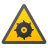 perigo de lâmina rotativa icon