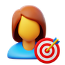 3d fluency style 有目的的女人 icon