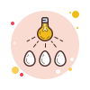 bubbles style incubator icon