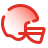 Американский футбольный шлем icon