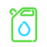 neon style petrol icon