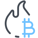 chama de bitcoin icon