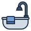 Dusche und Badewanne icon