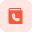 User telephone number and address directory book icon