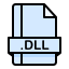 extensión-de-archivo-de-datos-dll-externo-campo-esquema-creatipo-archivado-esquema-colorcreatipo icon