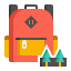 Backpacking icon