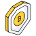 externe-Bitcoin-Sécurité-entreprise-fournitures-de-bureau-vecteurslab-plat-vecteurslab icon