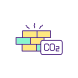 Construction Material And Carbon Dioxide icon